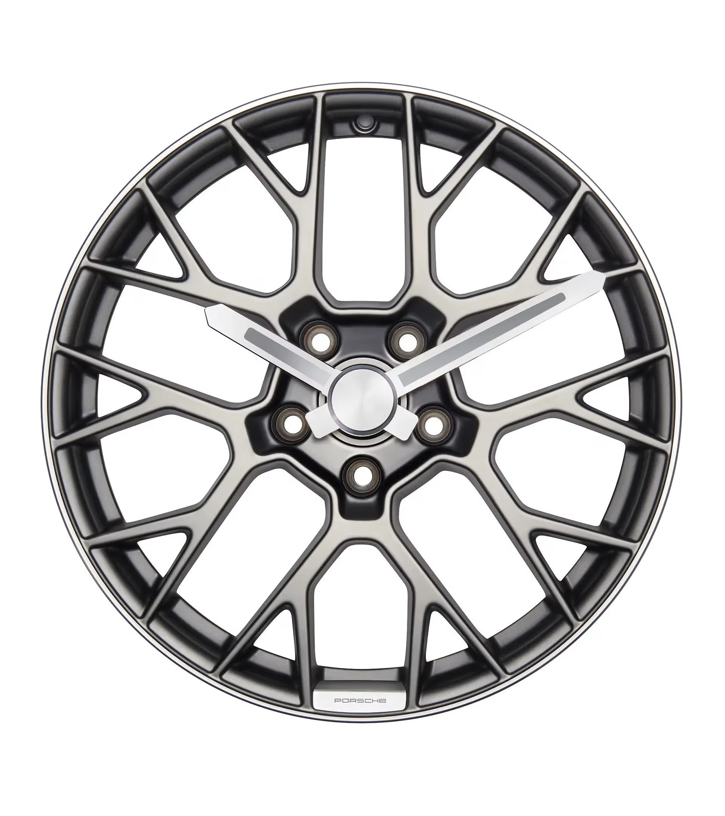 Reloj de pared con llanta de rueda – Porsche Originals