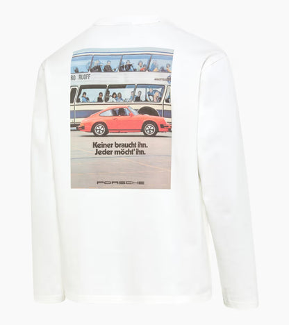 Camisa retro de manga larga - Comunidad de fans de Porsche