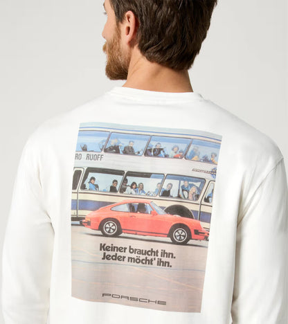 Camisa retro de manga larga - Comunidad de fans de Porsche